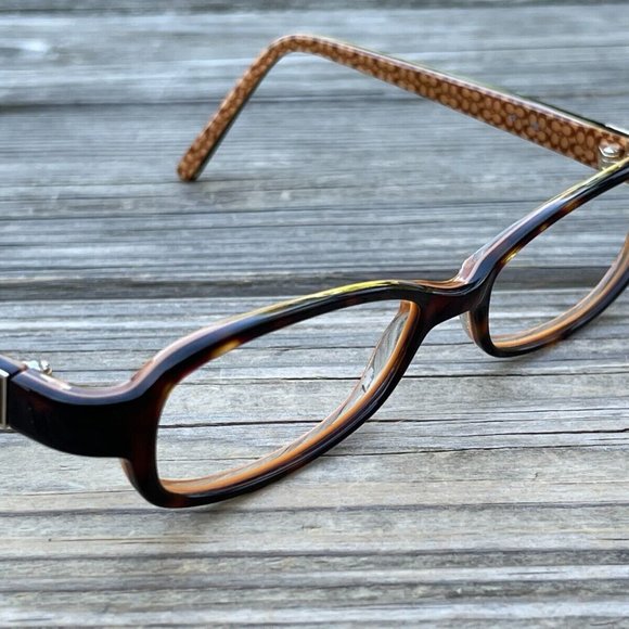 Coach New York Ladies Eyeglasses Frame MARLIE 533 Tortoise 49[]16 135 Glasses - Picture 13 of 14